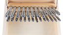 26 Pc Letter Size A to Z H.S.S. Chucking Reamer Set, 5500-SL00