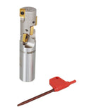 Helical Indexable Weldon Shank End Mill, Right Hand, Heavy Duty Cut