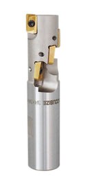 Helical Indexable Weldon Shank End Mill, Right Hand, Heavy Duty Cut