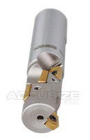 Helical Indexable Weldon Shank End Mill, Right Hand, Heavy Duty Cut