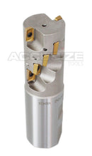 Helical Indexable Weldon Shank End Mill, Right Hand, Heavy Duty Cut