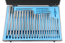 HSS M2 Premium Chucking Reamer Sets, Straight Flute, Straight Shank, Right Hand Cut, ANSI, in Aluminum Case