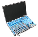 HSS M2 Premium Chucking Reamer Sets, Straight Flute, Straight Shank, Right Hand Cut, ANSI, in Aluminum Case