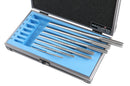 HSS M2 Premium Chucking Reamer Sets, Straight Flute, Straight Shank, Right Hand Cut, ANSI, in Aluminum Case
