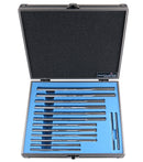 HSS M2 Premium Chucking Reamer Sets, Straight Flute, Straight Shank, Right Hand Cut, ANSI, in Aluminum Case