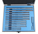 HSS M2 Premium Chucking Reamer Sets, Straight Flute, Straight Shank, Right Hand Cut, ANSI, in Aluminum Case