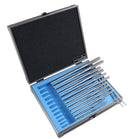 HSS M2 Premium Chucking Reamer Sets, Straight Flute, Straight Shank, Right Hand Cut, ANSI, in Aluminum Case