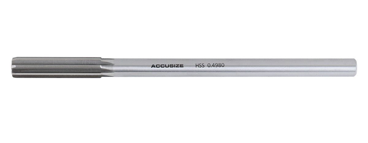 HSS M2 Premium Chucking Reamer Sets, Straight Flute, Straight Shank, Right Hand Cut, ANSI, in Aluminum Case