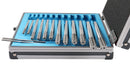 HSS M2 Premium Chucking Reamer Sets, Straight Flute, Straight Shank, Right Hand Cut, ANSI, in Aluminum Case