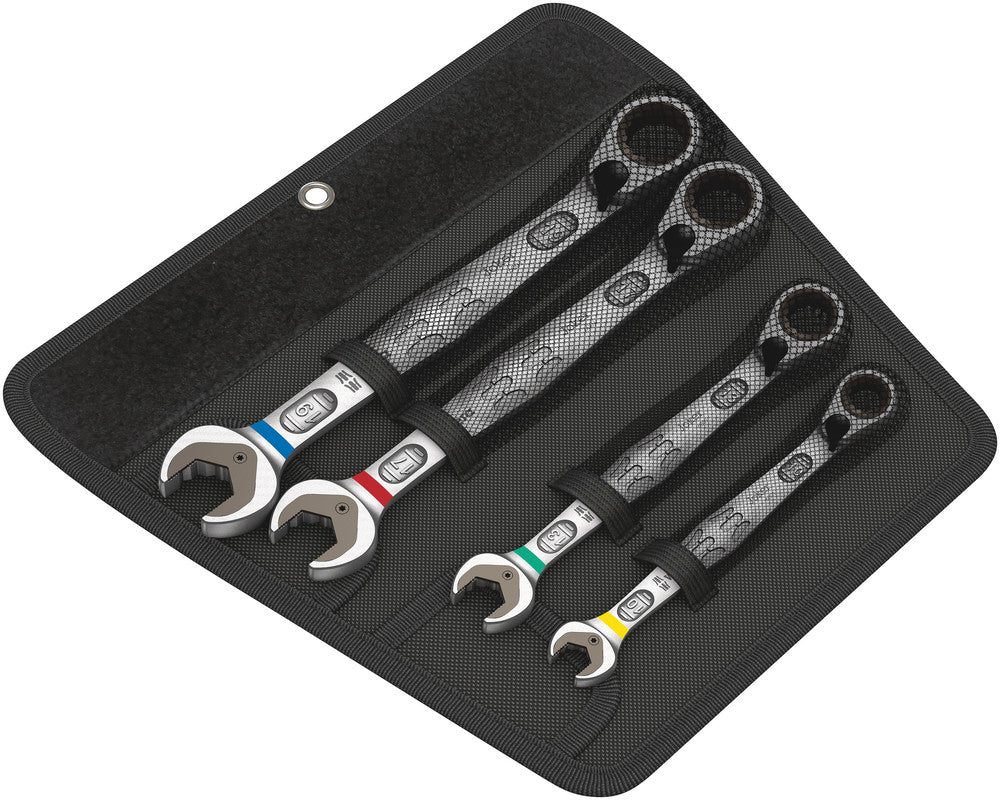 Wera 6001 Joker Switch 4 Set 1 Jeu de clés mixtes à cliquet, 4 pièces