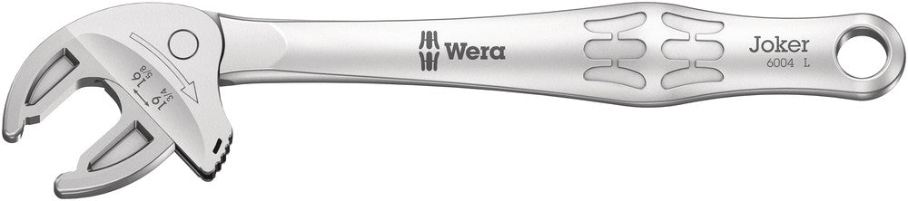 Wera 6004 Joker Clé à molette L, 16-19 x 5/8 « -3/4 « x 224 mm