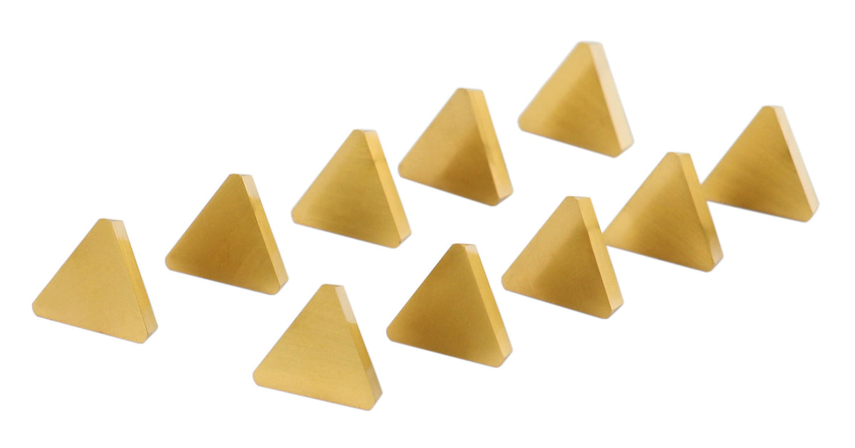 Tpg221 Tin Coated Carbide Inserts, 10 Pcs/Box, 6127-1022x10