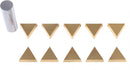 TPG, TiN Coated Carbide Inserts, 10 Pcs/Set
