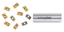 Apkt11t3 Tin Coating Carbide Inserts, 10 Pc, 6156-1130