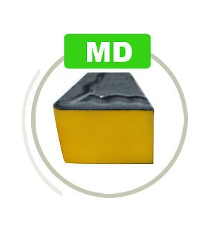 Porte-outils MDJN R/L avec inserts en carbure supplémentaires DNMG-432