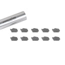Inserts en carbure GTN, revêtus de Tin 10 Pcs/boîte