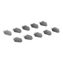 Inserts en carbure GTN, revêtus de Tin 10 Pcs/boîte