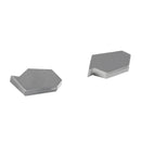 Inserts en carbure GTN, revêtus de Tin 10 Pcs/boîte