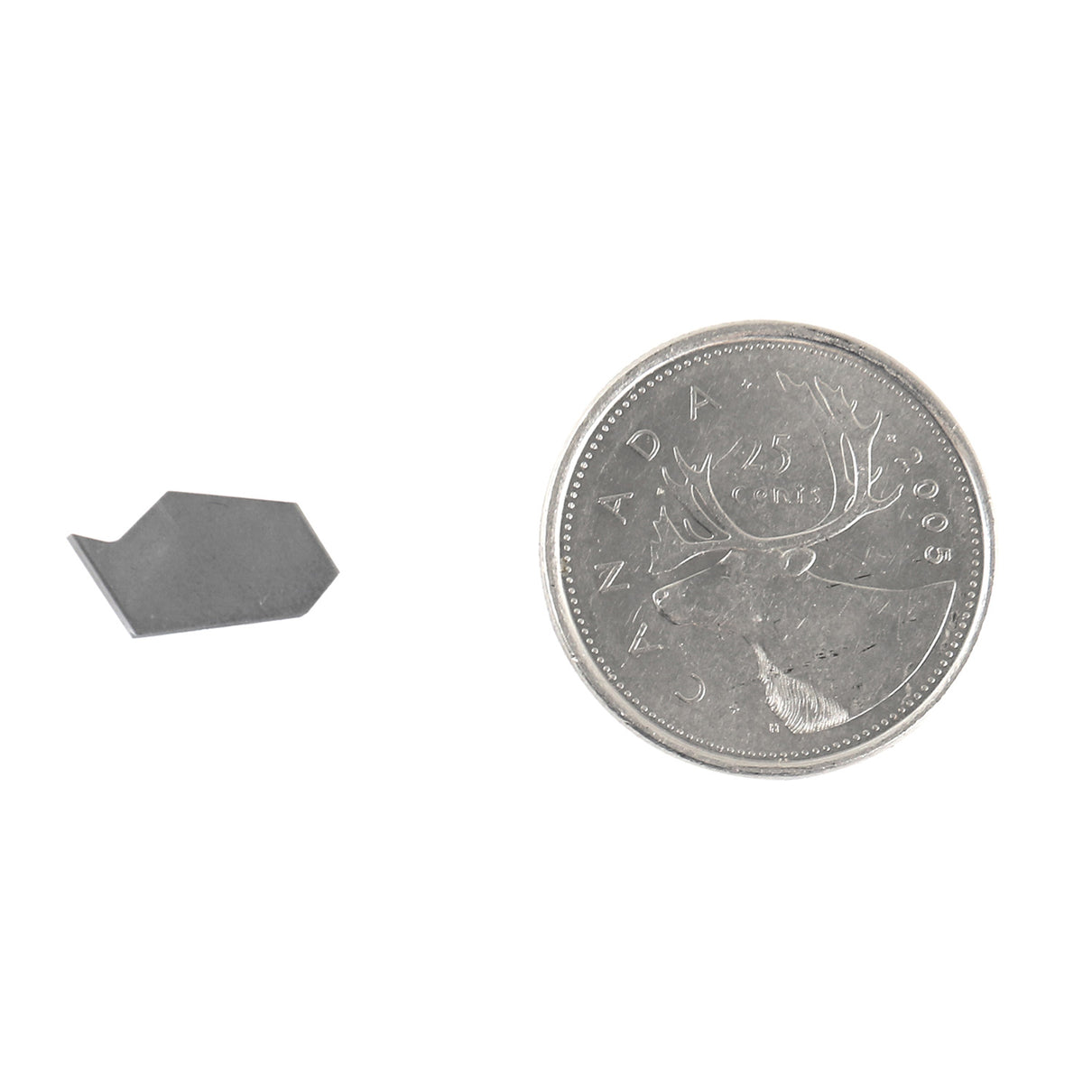 Self-Lock Carbide Cut-off GTN Carbide Inserts, 0 Degree Angle, for Cutting Steel, Aluminum or Stainless Steel 10Pcs/Set