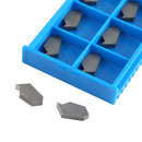 Inserts en carbure GTN, revêtus de Tin 10 Pcs/boîte