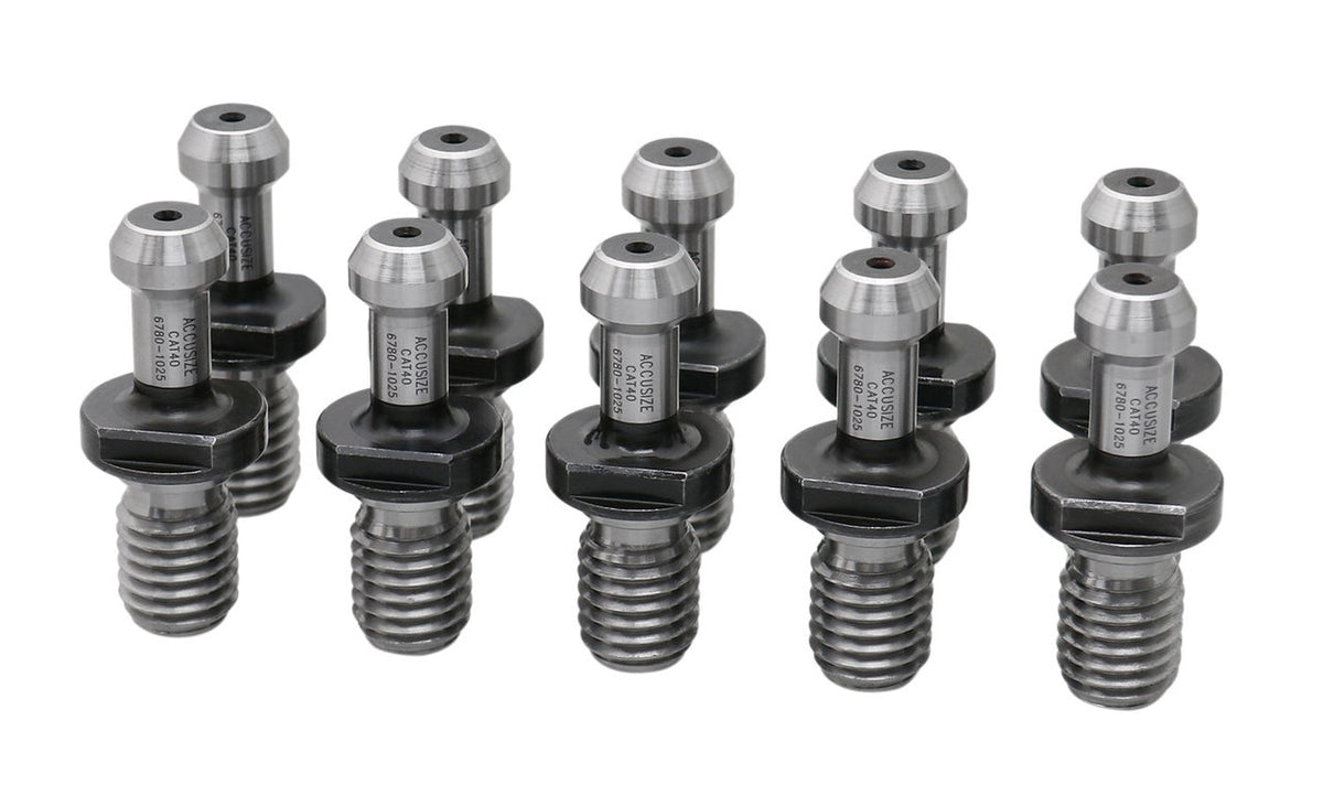 Lot de 10 boutons de fixation de goujons Style C CAT40, solide pour HAAS, Mitsubishi, Toshiba, Daewoo, OKK, Kitamura, etc. #6780 -1025 x 10