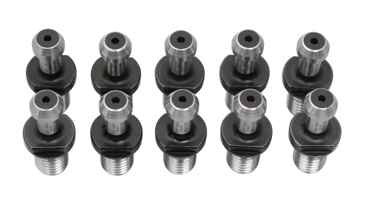 Lot de 10 boutons de fixation de goujons Style C CAT40, solide pour HAAS, Mitsubishi, Toshiba, Daewoo, OKK, Kitamura, etc. #6780 -1025 x 10