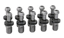 Lot de 10 boutons de fixation de goujons Style C CAT40, solide pour HAAS, Mitsubishi, Toshiba, Daewoo, OKK, Kitamura, etc.