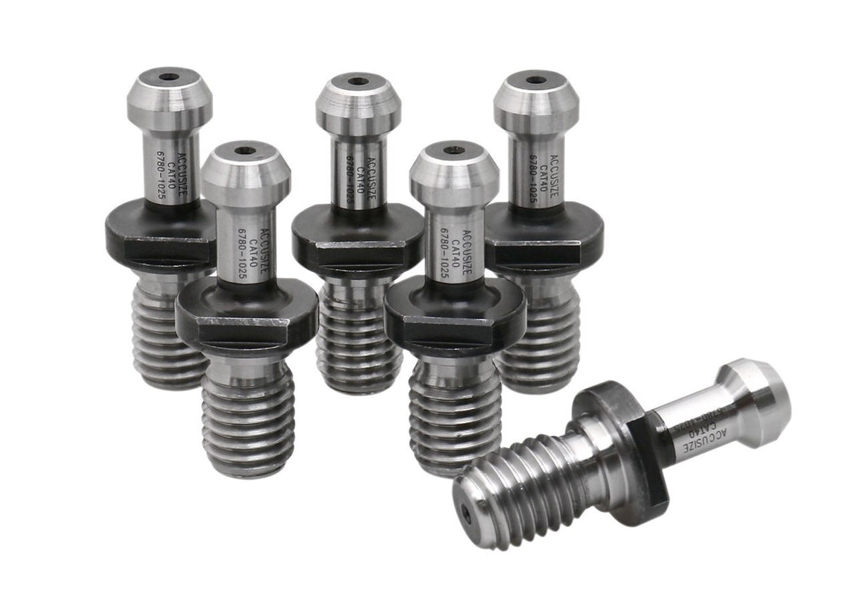 Lot de 10 boutons de fixation de goujons Style C CAT40, solide pour HAAS, Mitsubishi, Toshiba, Daewoo, OKK, Kitamura, etc. #6780 -1025 x 10