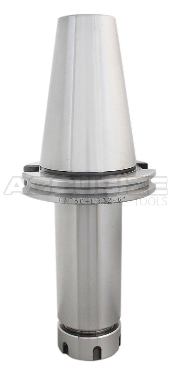Mandrin à serrage à bride en V CAT50 de 6 po et serre-32 18 ps/set de pinces ER-32 Gamme : 3/32" -25/32"