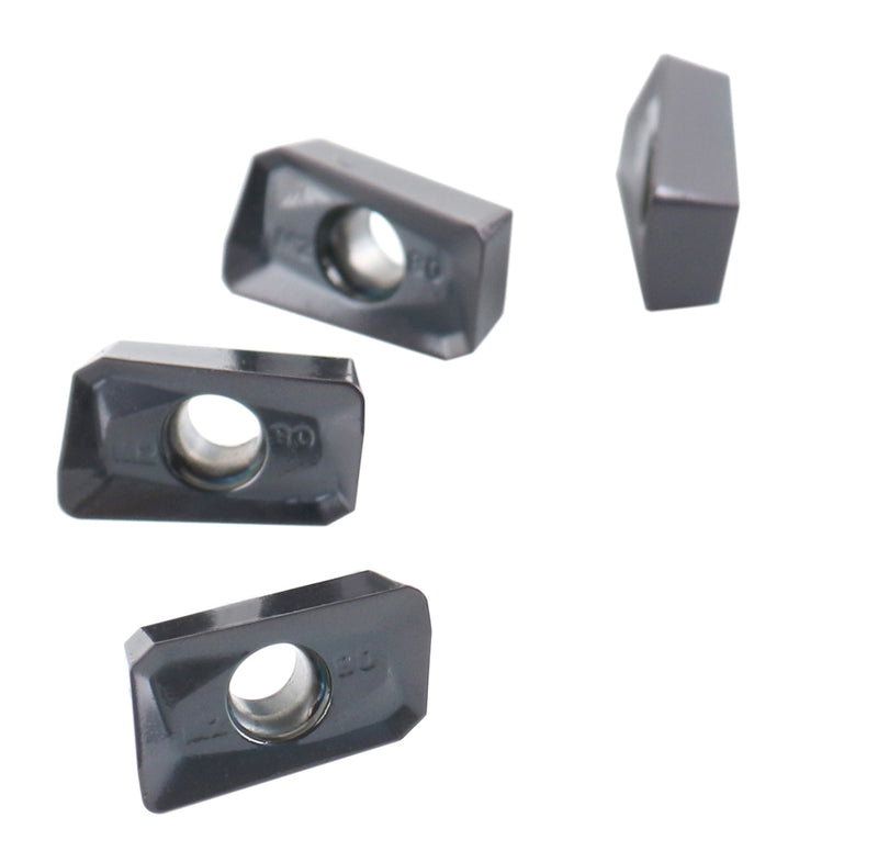 Apmt1135pder-M2 Carbide Inserts for Machining Stainless Steel, Pvd Coating, Grade Bpg20b, 10 Pcs per Box, 6856-1135