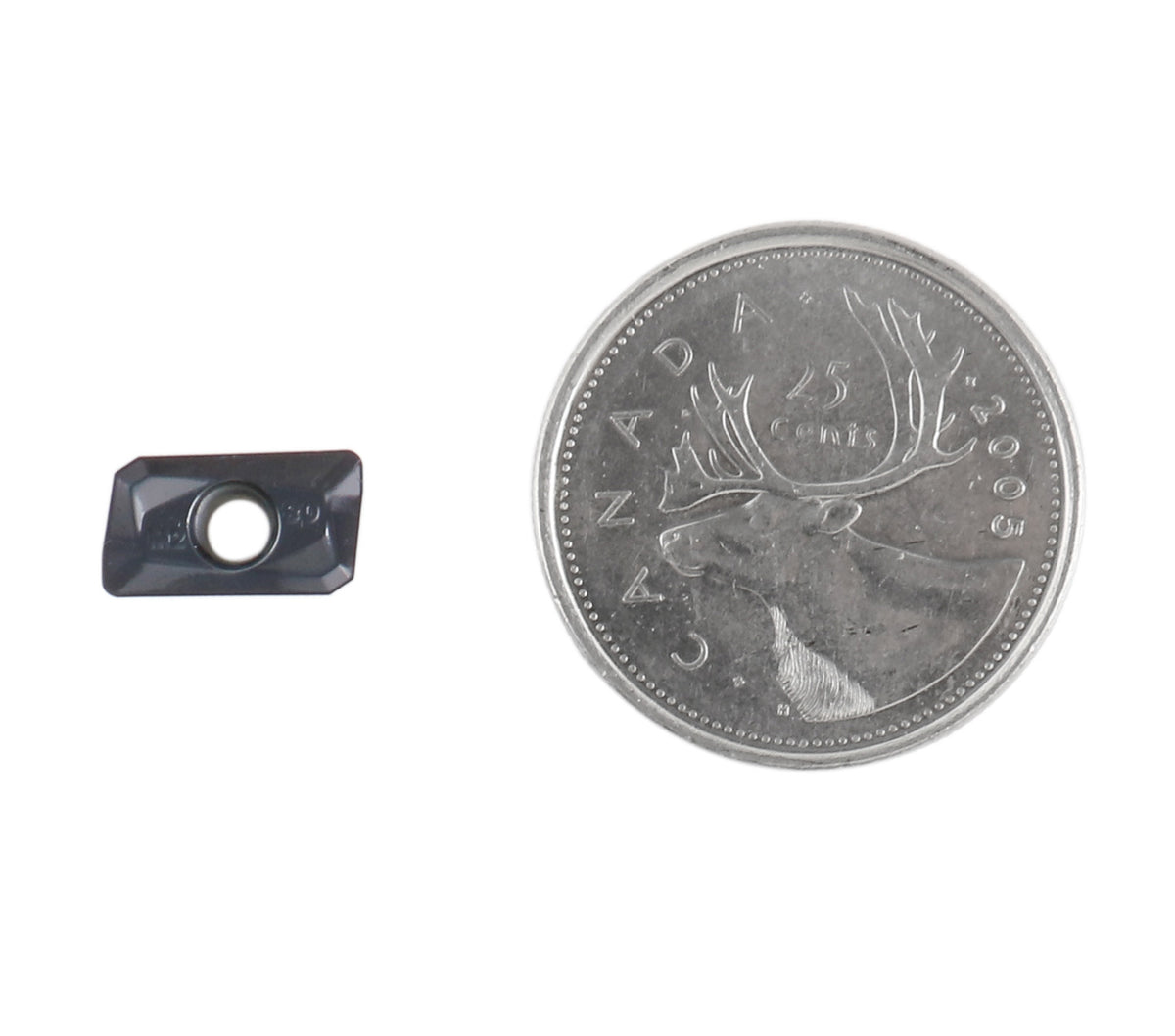 Apmt1135pder-M2 Carbide Inserts for Machining Stainless Steel, Pvd Coating, Grade Bpg20b, 10 Pcs per Box, 6856-1135