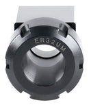 Hardened Square ER-32 Collet Chuck Block for CNC Machine, Slotted ER Nut Included, 6920-3204