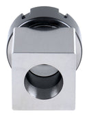 Hardened Square ER-32 Collet Chuck Block for CNC Machine, Slotted ER Nut Included, 6920-3204