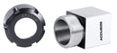 Hardened Square ER-32 Collet Chuck Block for CNC Machine, Slotted ER Nut Included, 6920-3204