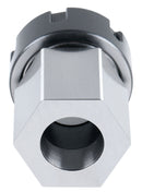 Hardened HEX ER-32 Collet Chuck Block for CNC Machine, Slotted Collet Nut Included, 6920-3206