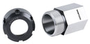 Hardened HEX ER-32 Collet Chuck Block for CNC Machine, Slotted Collet Nut Included, 6920-3206