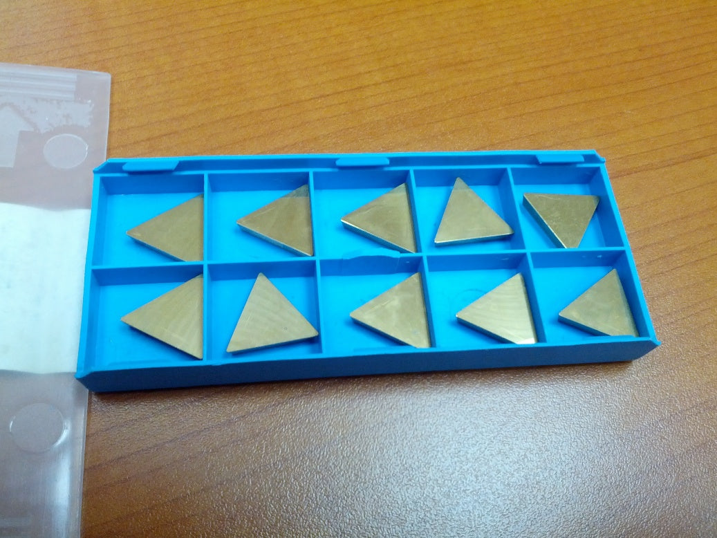 TPU, inserts en carbure revêtus de Tin, 10 pièces/set