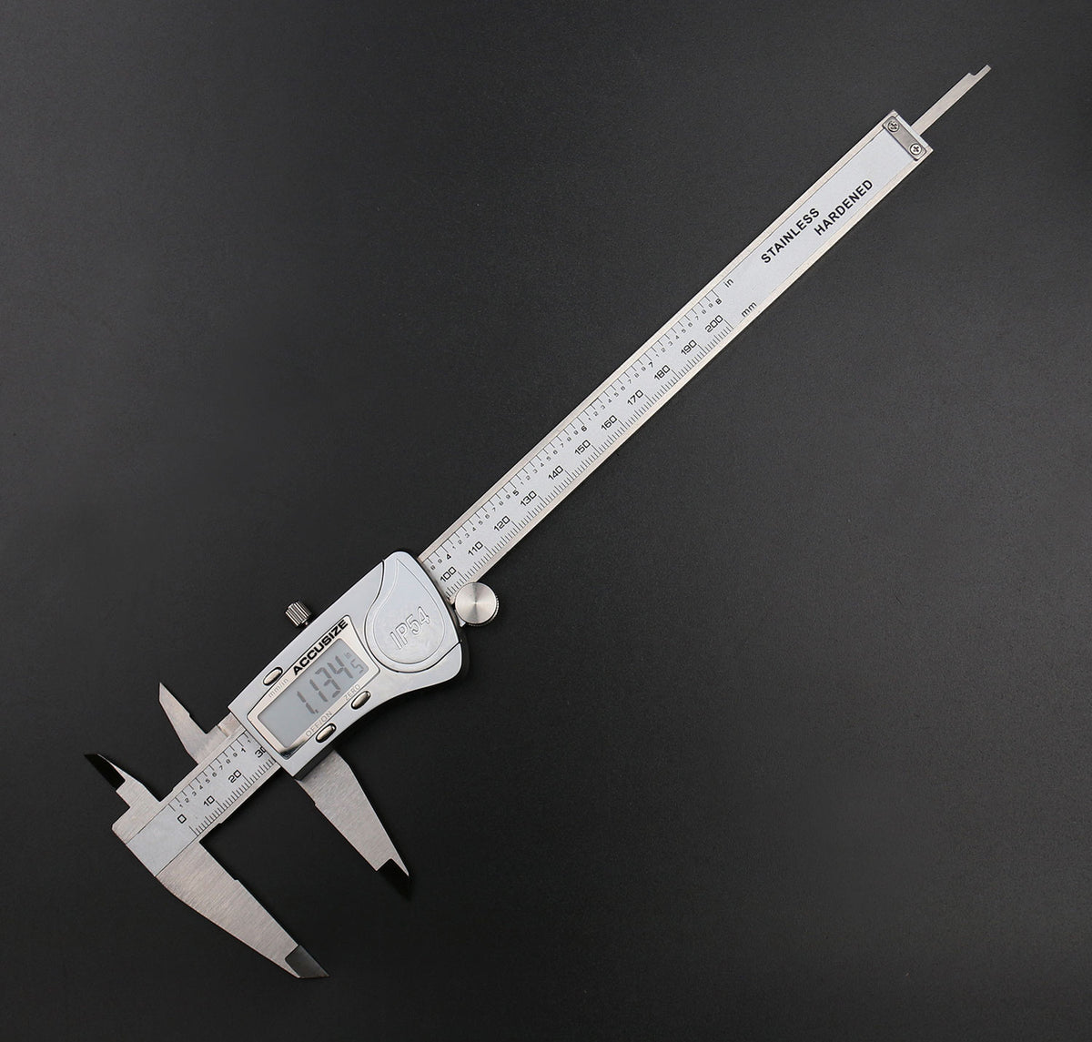 Electronic Digital Caliper Extra-Large LCD, Metal Cover, Stainless Steel, IP54 Water Resistant