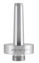 8505-4001, MT2 Shank Arbor for 2" Boring Head 0350-0002 Threaded 7/8" x 20/Inch