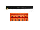 Porte-outils SCLC R/L avec Extra 10 inserts en carbure CCMT avec revêtement CVD