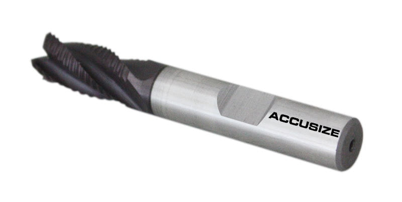 Standard Tooth, TiAlN Coated, M42-8% Cobalt Roughing End Mills