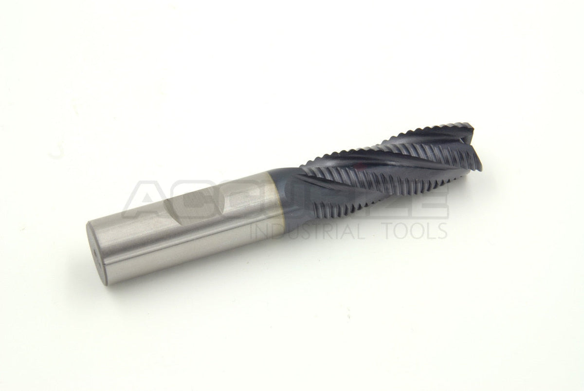 Standard Tooth, TiAlN Coated, M42-8% Cobalt Roughing End Mills