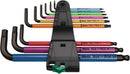 Wera 950/9 Hex-Plus Multicolore 1 Clé L, métrique, BlackLaser, 9 pièces