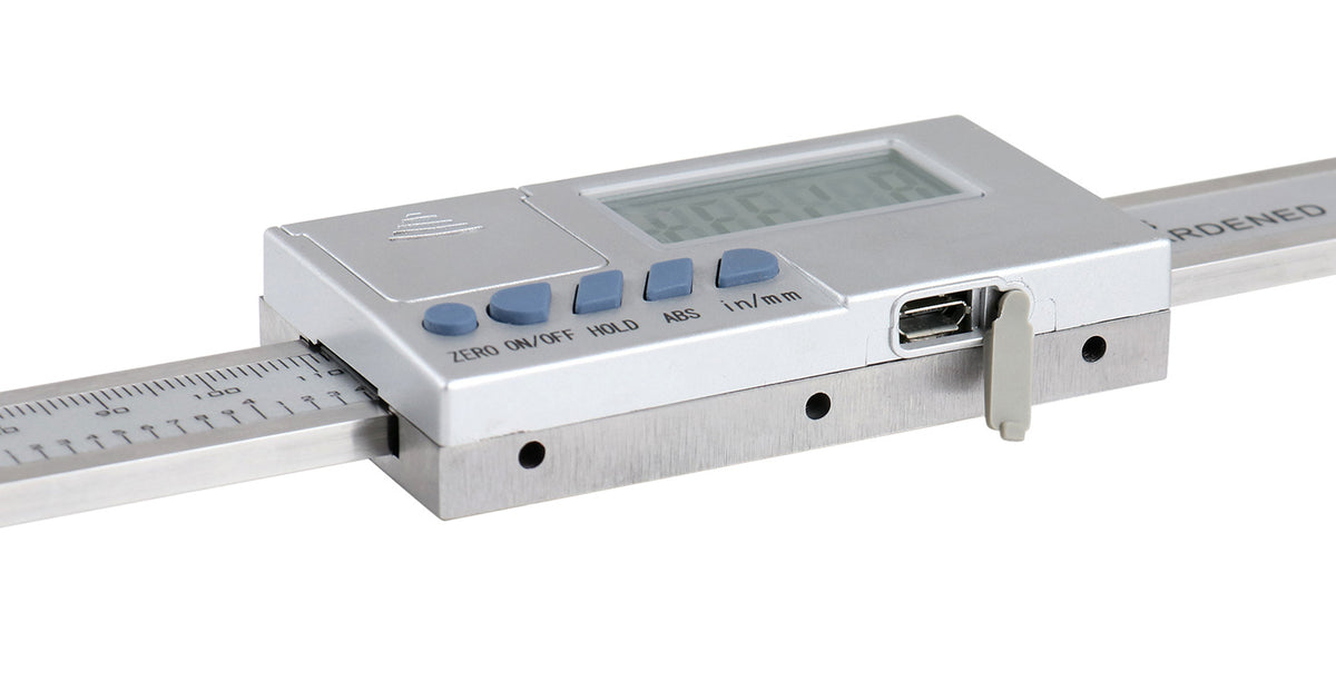 0-6''/0-150 mm by 0.0005''/0.01 mm Horizontal Digital Scale for DRO Readout, Abho-0006