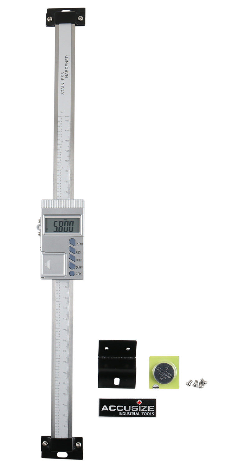 0-12''/0-300 mm by 0.0005''/0.01 mm Vertical Electronic Digital DRO Scale Unit, Abve-0012