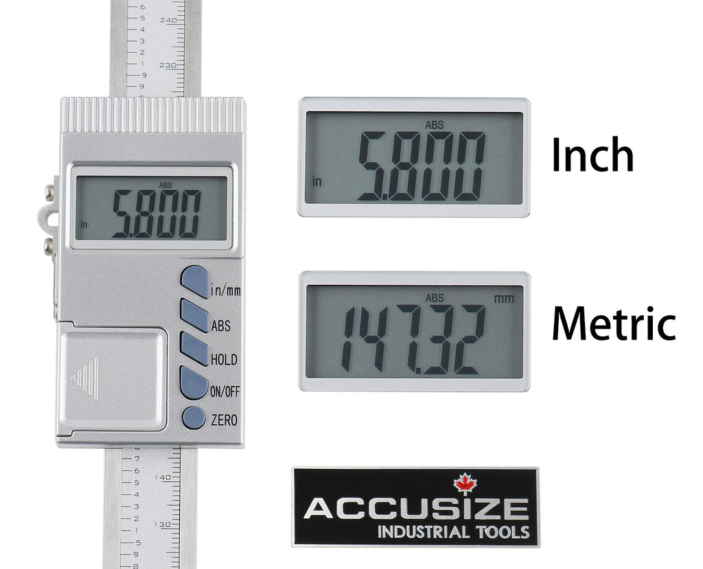 Electronic Digital DRO Scale Unit, Vertical