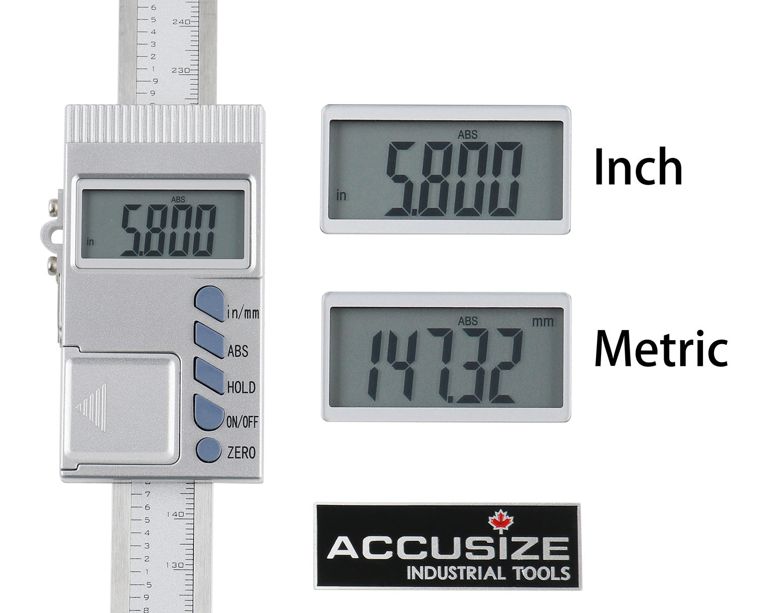 Electronic Digital DRO Scale Unit, Vertical
