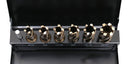 7 pc M35(H.S.S. plus 5% Cobalt) Annular Cutter Set, 9/16" to 15/16", 3/4'' Weldon Shank, 1" Cutting Depth, 1 pc Pilot Pin,