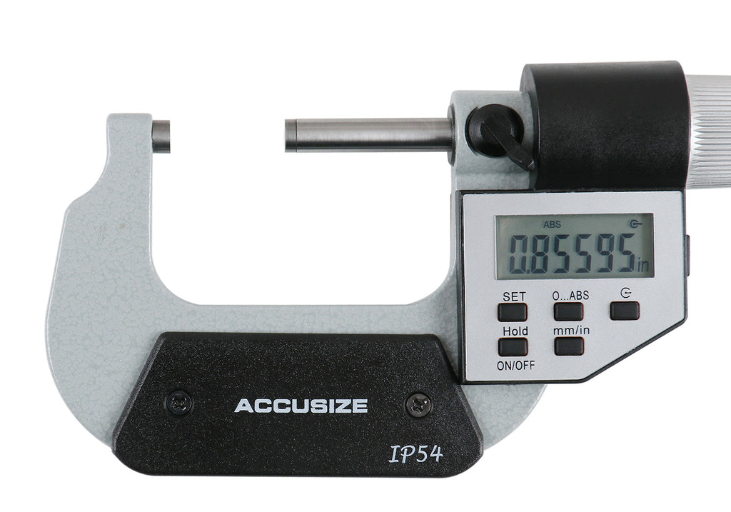 Micrometer Rachet 5-Key Electronic Digital Outside Micrometers, IP54, Ratchet Friction T