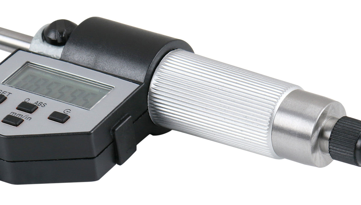 1-2'' by 0.00005'' Electronic Digital Outside Micrometer, 5 Key, Ac20-2022